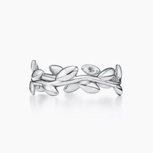Tiffany & Co. Paloma Picasso® Olive Leaf Band Ring with Box and Pouch